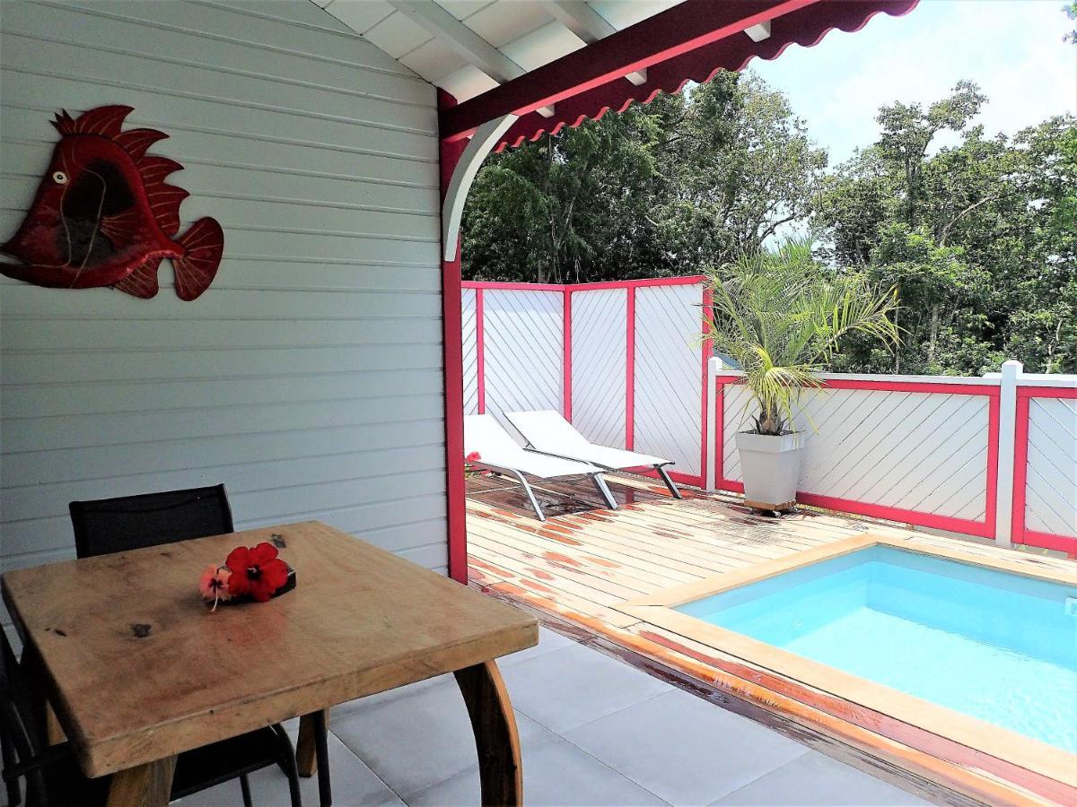 Caraibes Cottage Grenat Piscine Privee 900M De Grande Anse Deshaies Exterior photo