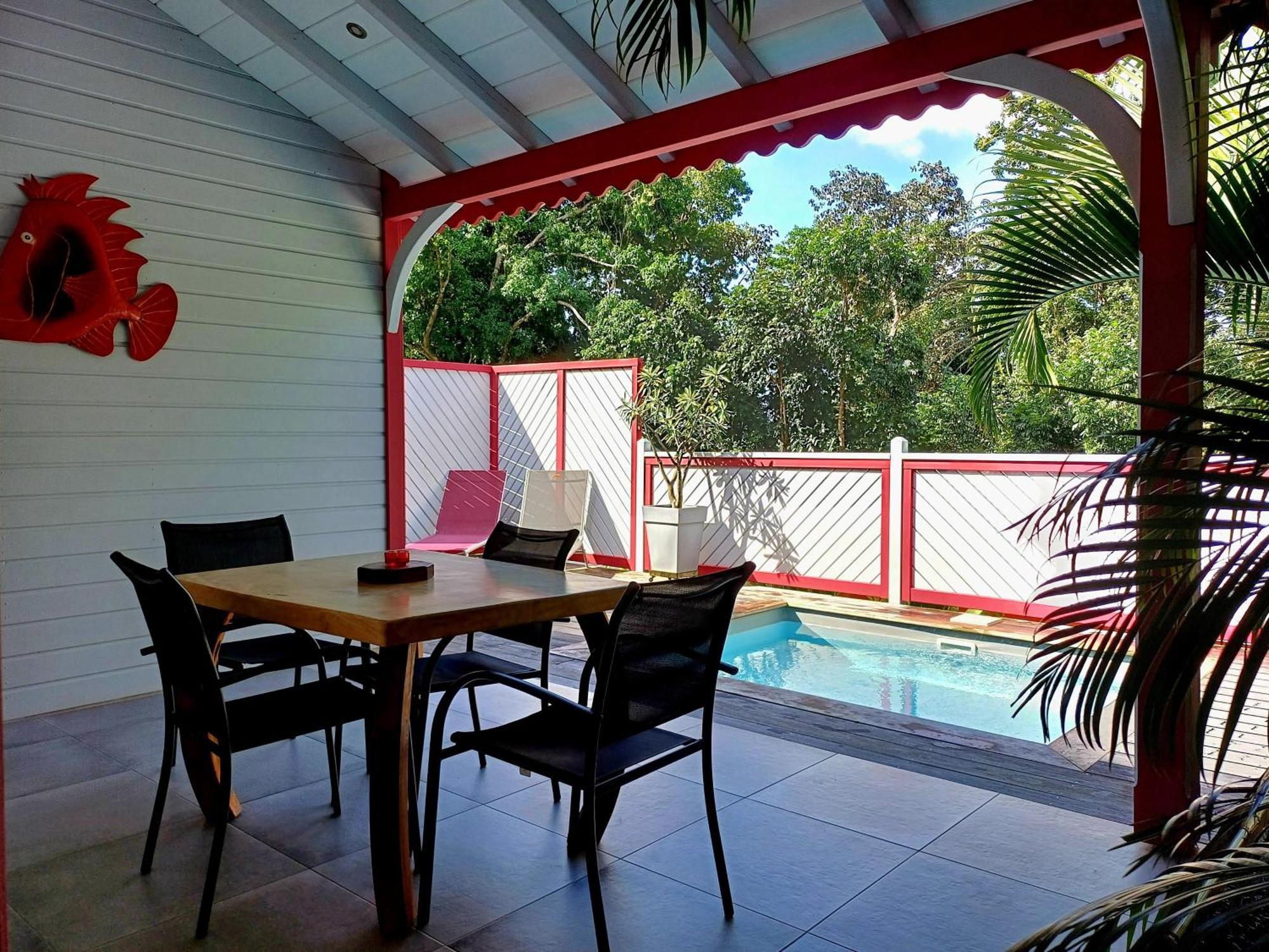 Caraibes Cottage Grenat Piscine Privee 900M De Grande Anse Deshaies Exterior photo